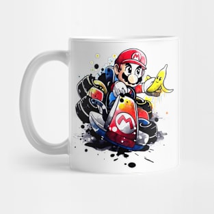 Go Kart Watercolor Mug